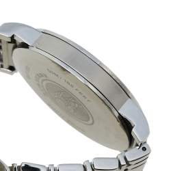 Pre Owned Burberry Silver Stainless Steel Heritage BU1350 Men's Wristwatch 38 mm