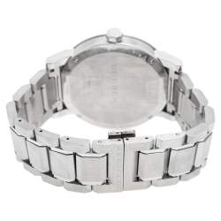 Pre Owned Burberry Black Stainless Steel BU9901 Men's Wristwatch 42 mm