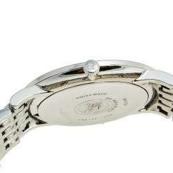 Pre Owned Burberry Grey Stainless Steel BU1723 Men's Wristwatch 40 mm