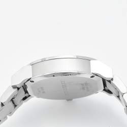 Pre Owned Burberry Silver Stainless Steel The City BU9750 Men's Wristwatch 38 mm