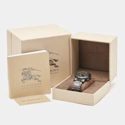 Burberry Black PVD Coated Stainless Steel BU9381 Men's Wristwatch 42 mm