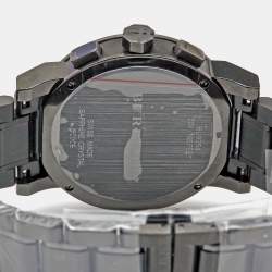 Pre Owned Burberry Grey Ion Plated Stainless Steel The City BU9354 Men's Wristwatch 42 mm 