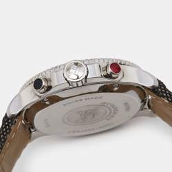 Burberry Grey Stainless Steel Canvas Endurance BU7601 Men's Wristwatch 44 mm