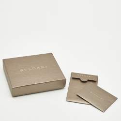 مملوكة مسبقًا محفظة بلغاري جلد رمادي فاتح بلغاري بلغاري طية ثنائية