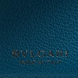 مملوكة مسبقًا محفظة بلغاري جلد رمادي فاتح بلغاري بلغاري طية ثنائية