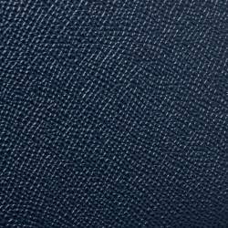 Bvlgari Navy Blue Grained Leather Bifold Wallet