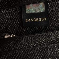Pre Owned Bvlgari Black Leather Bifold Wallet