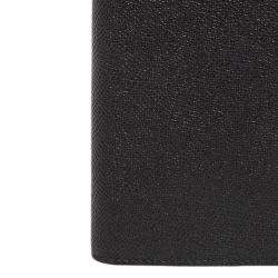 Pre Owned Bvlgari Black Leather Bifold Wallet