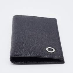 Bvlgari Black Leather Card Holder
