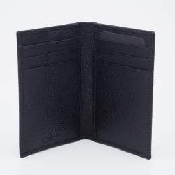 Bvlgari Black Leather Card Holder