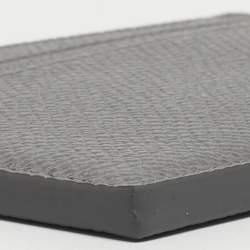 Bvlgari Grey Grain Leather Bvlgari Bvlgari Card Holder