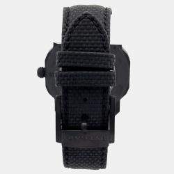 Pre Owned Bvlgari Octo Roma 103486 Automatic Black Stainless Steel Men’s Wristwatch 41 mm