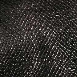 Bvlgari Black Leather Flap Key Holder 