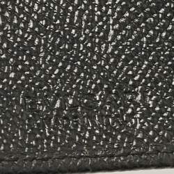Bvlgari Black Leather Flap Key Holder 
