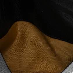 Pre Owned Bvlgari Black Leather Passport Holder