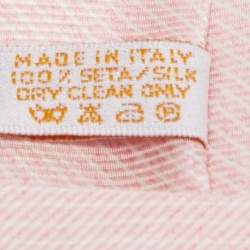 Bvlgari Pink Striped Silk Traditional Tie