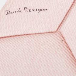 Bvlgari Pink Striped Silk Traditional Tie