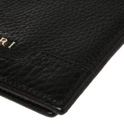 Bvlgari Black Leather Bifold Wallet