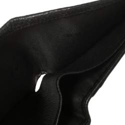 Bvlgari Black Leather Bifold Wallet