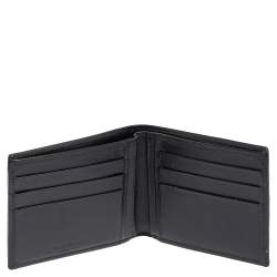 Bvlgari Dark Grey/Black Heritage Coated Canvas Bifold Wallet