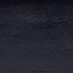 Bvlgari Black Leather Bifold Wallet 