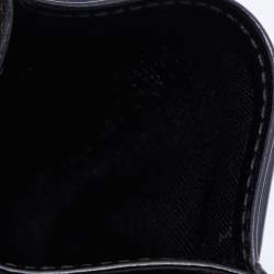 Pre Owned Bvlgari Black Leather ID Card Holder