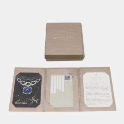 Pre Owned Bvlgari B.Zero1 Legend 18K Rose Gold Ceramic Pendant Necklace