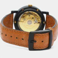 Pre Owned Bvlgari Carbon Gold Las Vegas Edition Automatic Men's Watch BB33VLD 33 mm