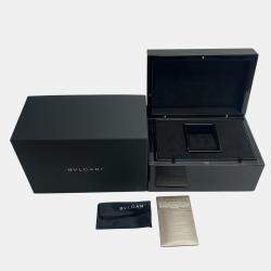 Bvlgari Grey Stainless Steel Octo Finissimo Automatic Men's Wristwatch 43 mm