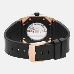 Bvlgari Grey 18k Rose Gold Octo 103203 Automatic Men's Wristwatch 41 mm