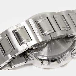 Bvlgari Black Stainless Steel Diagono Automatic Men's Wristwatch 38 mm
