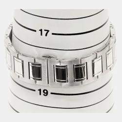 Bvlgari Black Stainless Steel Diagono Automatic Men's Wristwatch 38 mm