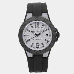 Bvlgari Grey Ceramic Diagono Magnesium 102427 Automatic  Men's Wristwatch 41mm