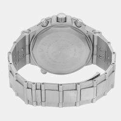 Bvlgari Silver Stainless Steel Diagono GMT40S Automatic Men's Wristwatch  40 mm