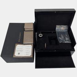 Pre Owned Bulgari Octo Finissimo Perpetual Calendar 103200 Automatic Grey Titanium Men’s Wristwatch 40mm