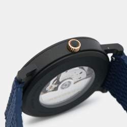 Bvlgari Blue DLC Coated Stainless Steel Rubber Bvlgari Bvlgari 103133 Men's Wristwatch 41 mm 