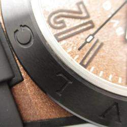 Bvlgari Brown Magnesium Diagono Automatic Men's Wristwatch 41 mm