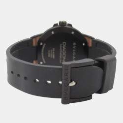 Bvlgari Brown Magnesium Diagono Automatic Men's Wristwatch 41 mm