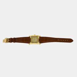Bvlgari Cream 18k Yellow Gold Assioma AA39G Quartz Men's Wristwatch 30 mm