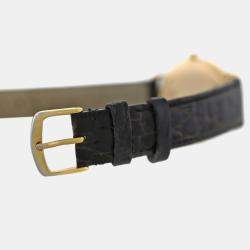 Bvlgari Black 18k Yellow Gold BB 33 GL 47 Quartz Men's Wristwatch 33 mm