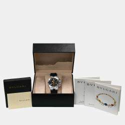 Bvlgari Black Rubber Diagono SC 40 S Automatic Men's Wristwatch 40 mm