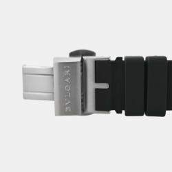 Bvlgari Black Rubber Diagono SC 40 S Automatic Men's Wristwatch 40 mm