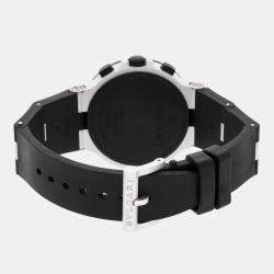 Pre Owned Bulgari Bvlgari Aluminium Chronograph 103722 Automatic White Aluminium & Titanium Men’s Wristwatch 41mm