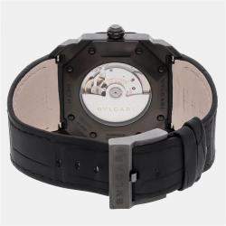 Pre Owned Bvlgari Octo 102738 Automatic Black Stainless Steel Men’s Wristwatch 41 mm