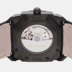 Pre Owned Bvlgari Octo 102738 Automatic Black Stainless Steel Men’s Wristwatch 41 mm