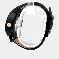 Pre Owned Bvlgari Via dei Condotti  BB40CL Automatic Carbon Men’s Wristwatch 40 mm