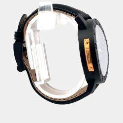 Pre Owned Bvlgari Via dei Condotti  BB40CL Automatic Carbon Men’s Wristwatch 40 mm