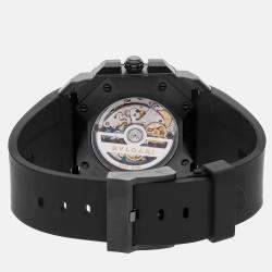 Pre Owned Bvlgari Octo 103027 Automatic Black Stainless Steel Men’s Wristwatch 41 mm
