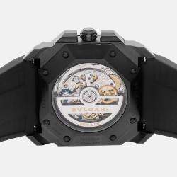 Pre Owned Bvlgari Octo 103027 Automatic Black Stainless Steel Men’s Wristwatch 41 mm