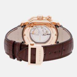 Pre Owned Bvlgari Daniel Roth BRRP46GGMTP Automatic Skeleton 18k Rose Gold Men’s Wristwatch 46 mm